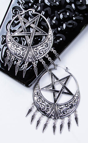 Ancestral Night Earrings | Silver-Killstar-Tragic Beautiful