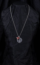 Angel Of Love Necklace | Red Heart Locket