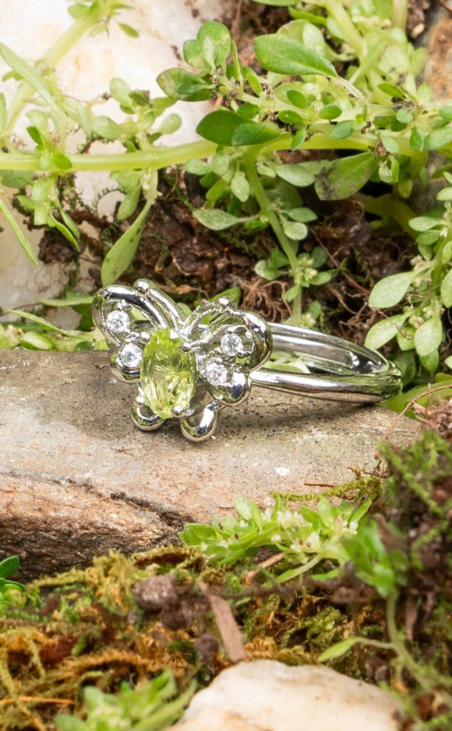 Artemis Peridot Butterfly Ring