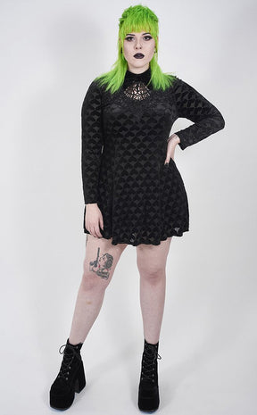 Bad Love Velvet Dress | Plus Size-Punk Rave-Tragic Beautiful