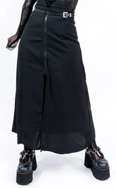 Bad Reputation Midi Skirt-Punk Rave-Tragic Beautiful