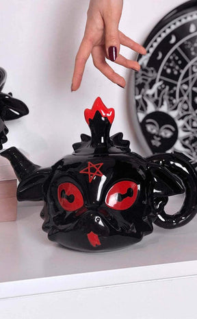 Baphomet Teapot-Killstar-Tragic Beautiful