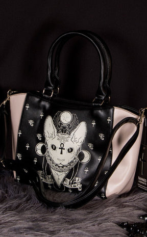 Bastet Tote Small Bag-Banned Apparel-Tragic Beautiful