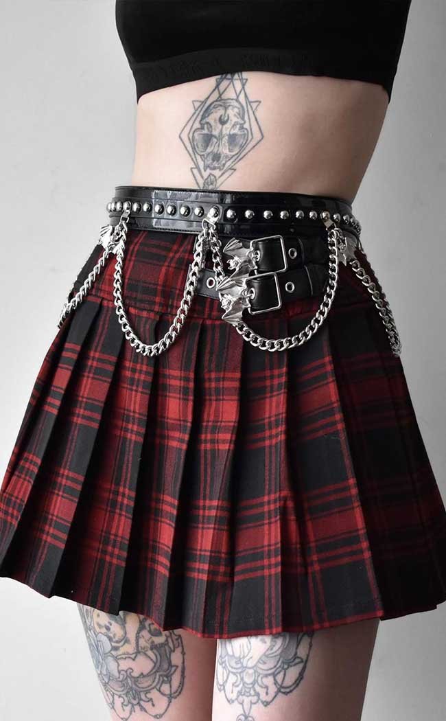 Bat Girl Skirt | Tartan-Killstar-Tragic Beautiful