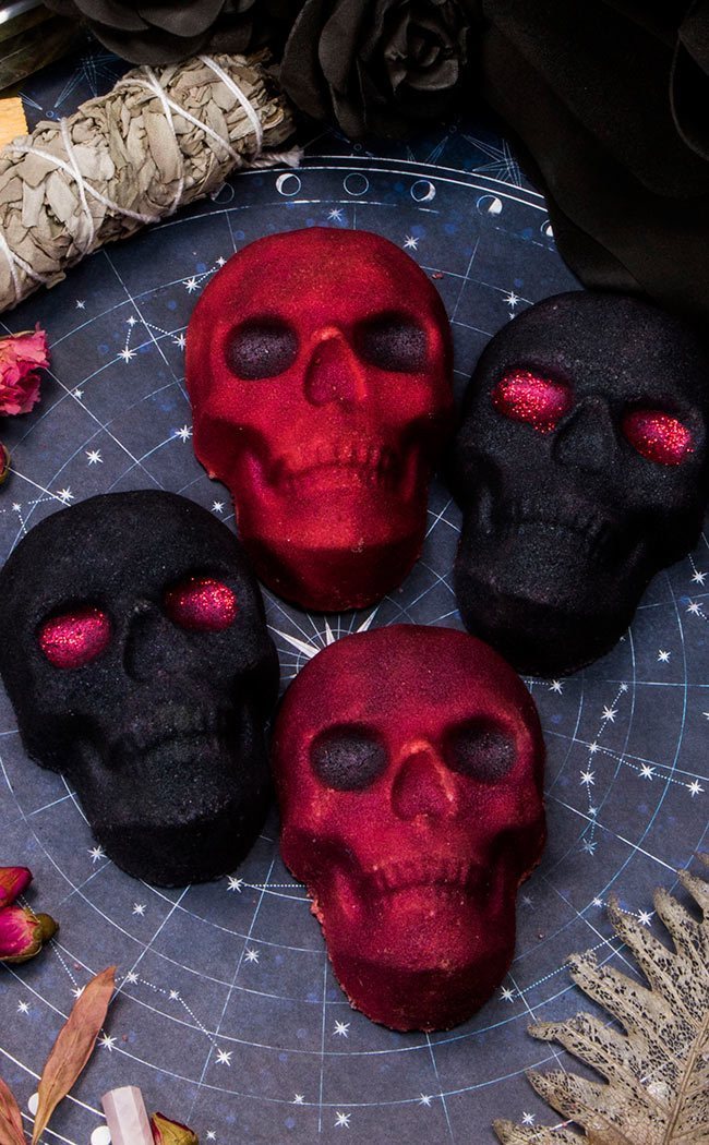 Bath Bomb Bleeding Skull Gift Pack-Aether-Tragic Beautiful