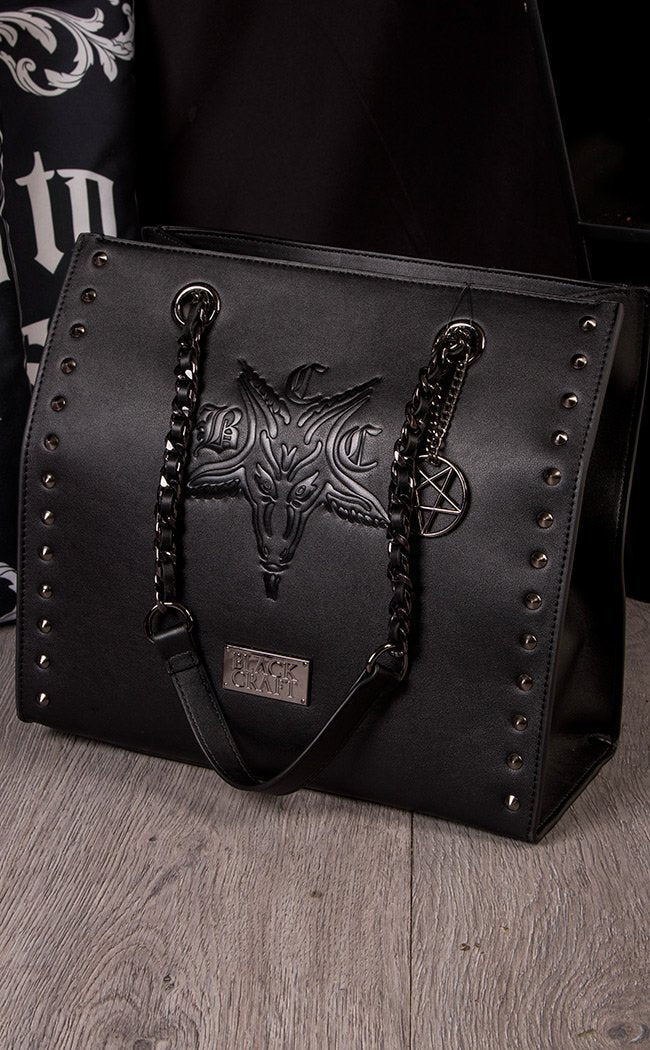 BCC Goat Studded Tote-BlackCraft-Tragic Beautiful