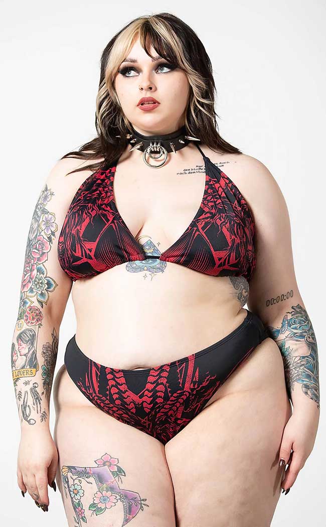 Beast Babe 2-Piece Swimsuit-Killstar-Tragic Beautiful