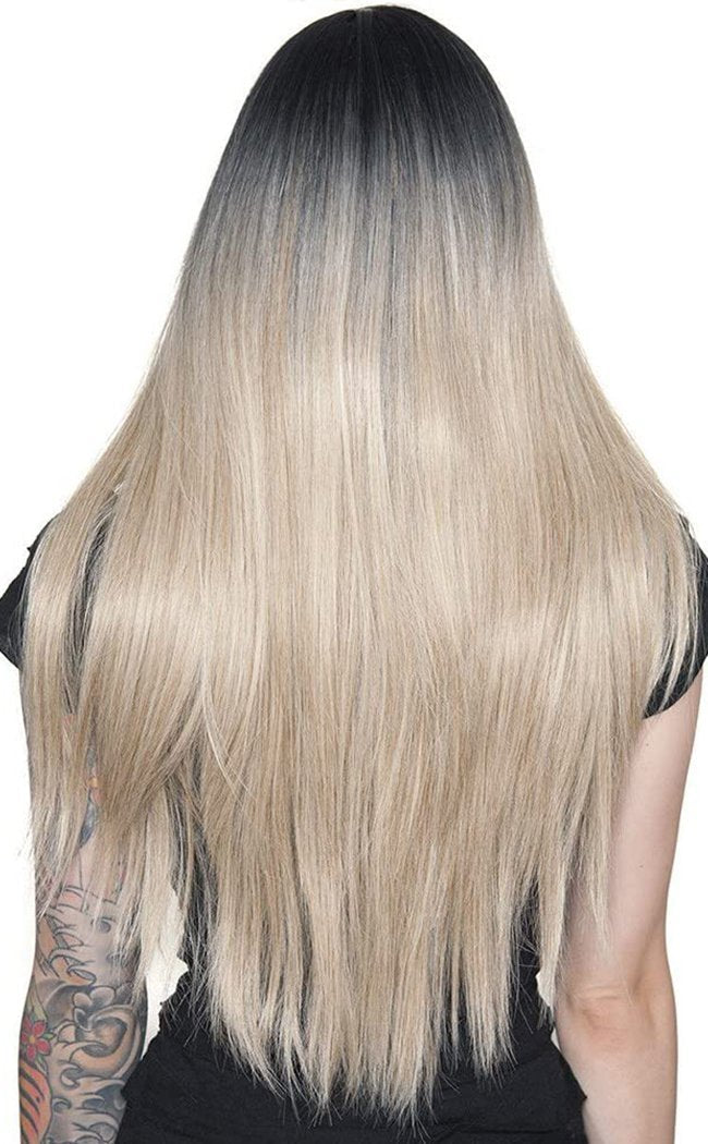 Bella Dark Root Long Blonde Mix Wig-Rockstar Wigs-Tragic Beautiful