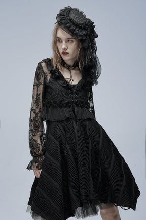 Belladonna Lace Shirt-Punk Rave-Tragic Beautiful