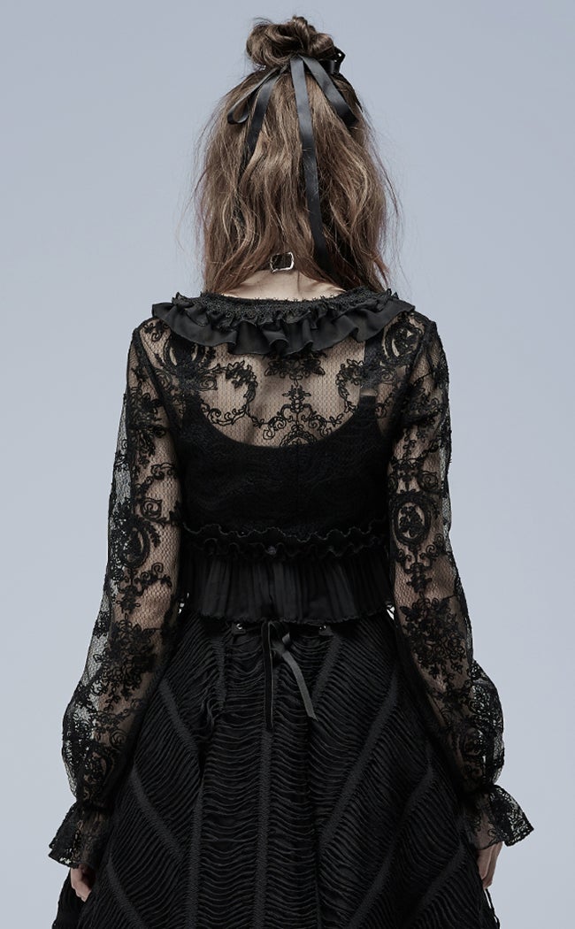 Belladonna Lace Shirt-Punk Rave-Tragic Beautiful