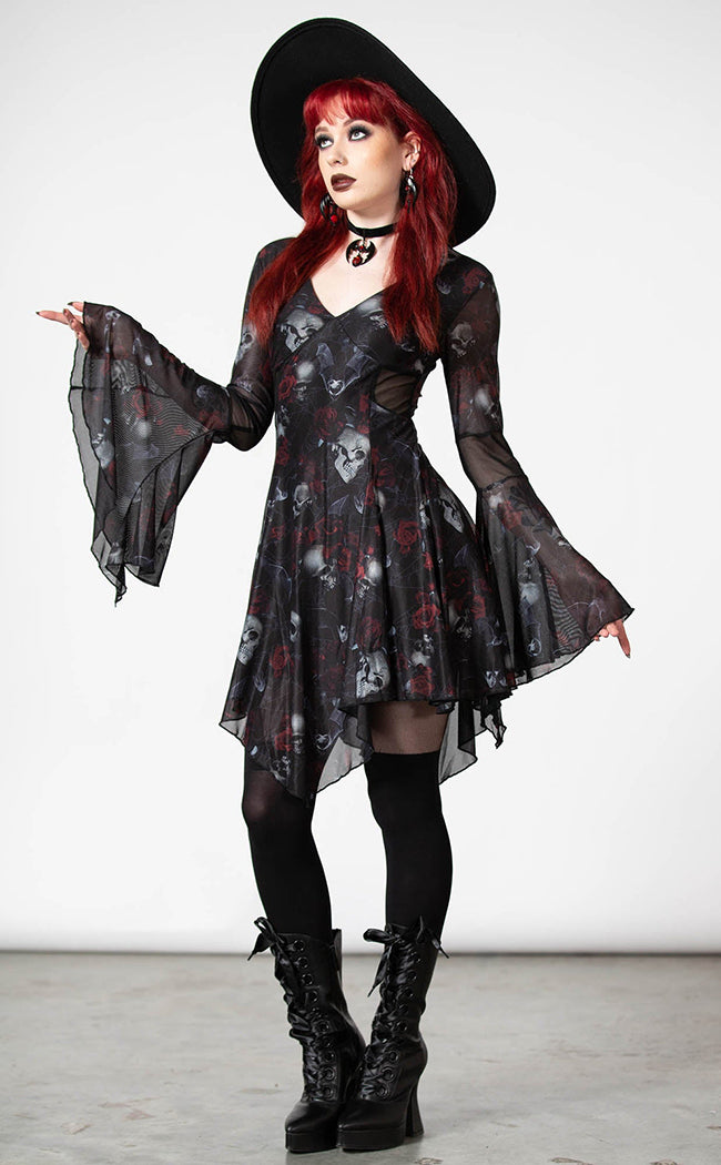 Bellaflora Mesh Dress-Killstar-Tragic Beautiful