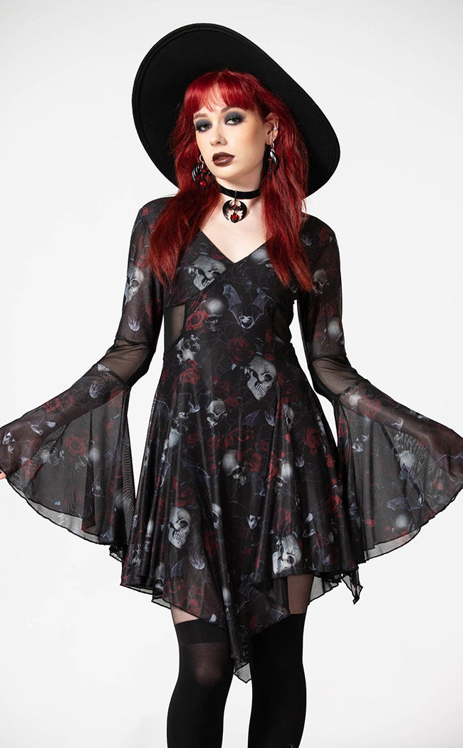 Bellaflora Mesh Dress-Killstar-Tragic Beautiful