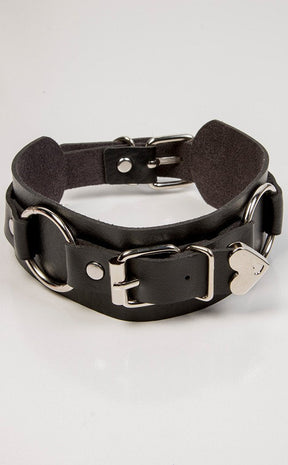 Belt It Out Choker | Black-Cold Black Heart-Tragic Beautiful