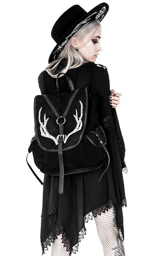 Black Antlers Backpack-Restyle-Tragic Beautiful