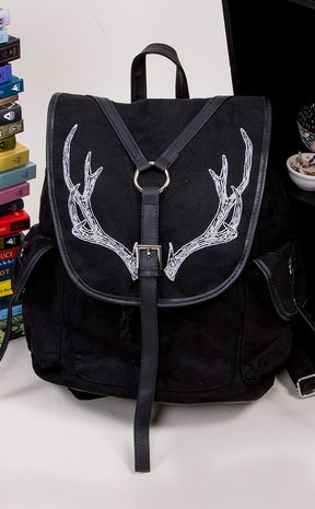 Black Antlers Backpack-Restyle-Tragic Beautiful