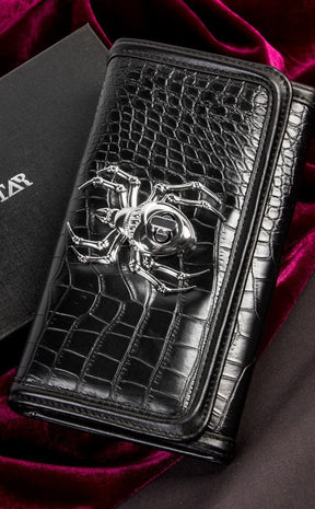 Black Widow Wallet-Killstar-Tragic Beautiful