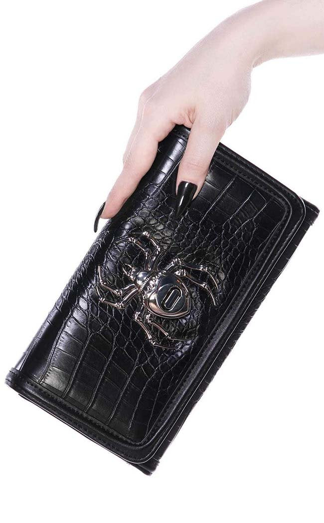 Black Widow Wallet-Killstar-Tragic Beautiful