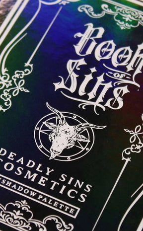 Book of Sins Eyeshadow Palette-Deadly Sins Cosmetics-Tragic Beautiful