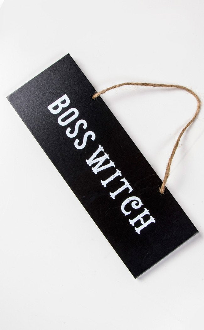 Boss Witch Sign-Homewares-Tragic Beautiful