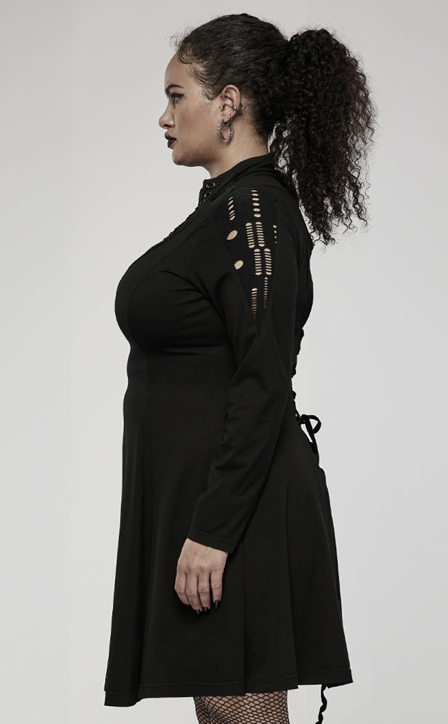 Break Free Long Sleeve Dress | Plus Size-Punk Rave-Tragic Beautiful