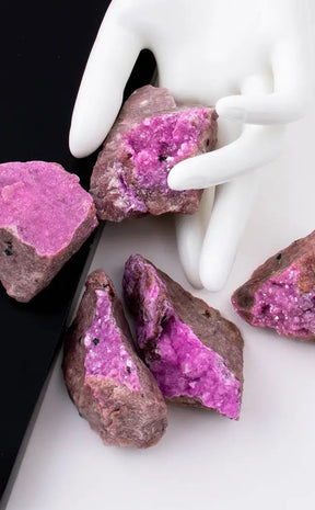 Bright Pink Gemmy Salrose Druzy Specimens-Crystals-Tragic Beautiful