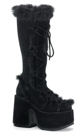 CAMEL-311 Black Boots (Au Stock)-Demonia-Tragic Beautiful