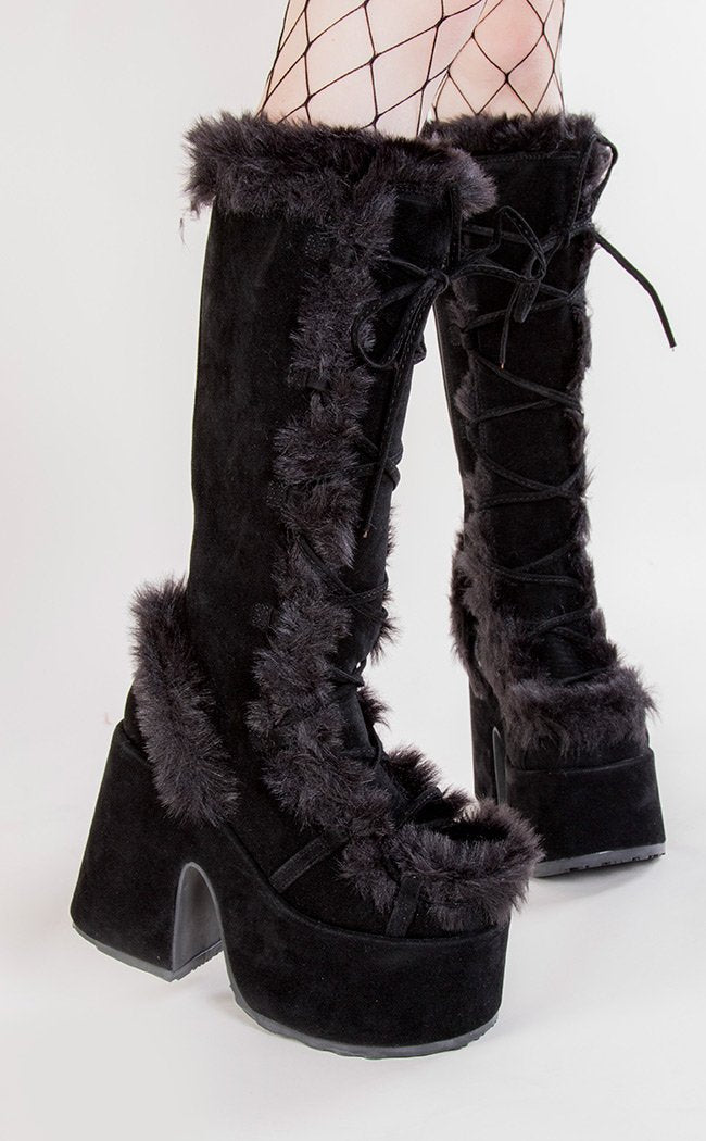 CAMEL-311 Black Boots (Au Stock)-Demonia-Tragic Beautiful