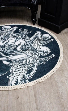 Capricornia Fringed Rug-The Haunted Mansion-Tragic Beautiful