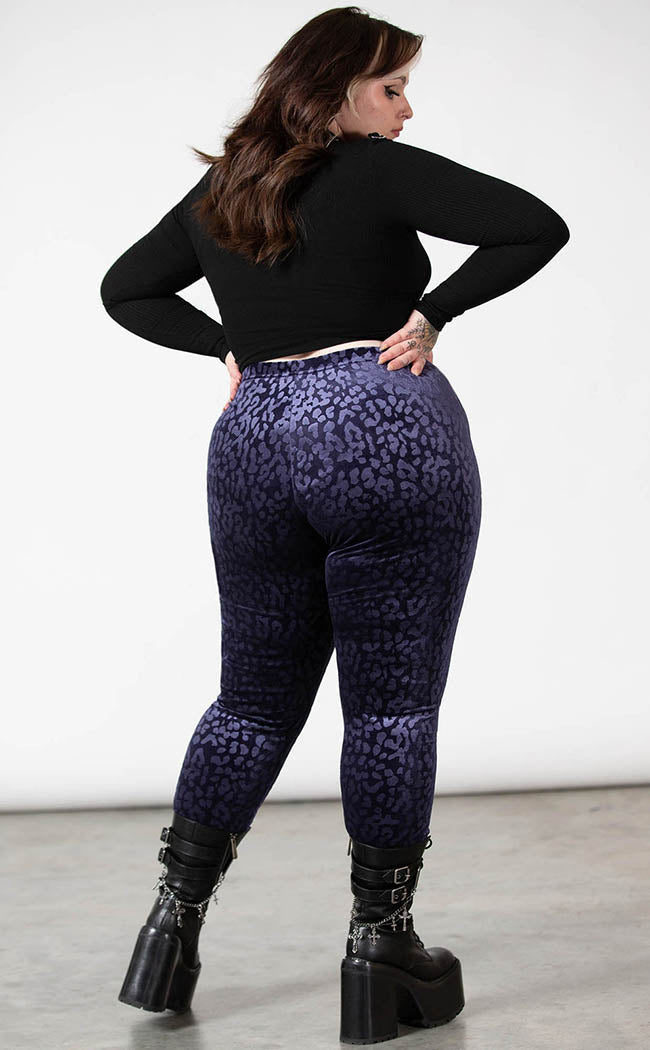 Caturday Leggings | Plum-Killstar-Tragic Beautiful