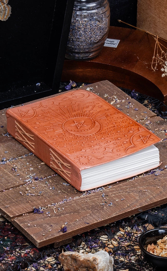 Celestial Handmade Leather Journal