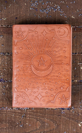 Celestial Handmade Leather Journal