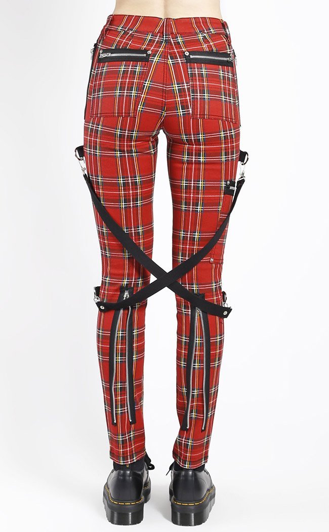 Chaos Tartan Bondage Pants-Tripp NYC-Tragic Beautiful