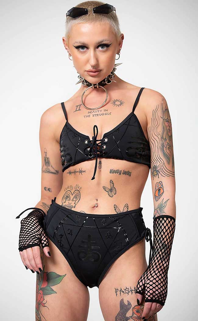 Charla 2-Piece Swimsuit-Killstar-Tragic Beautiful