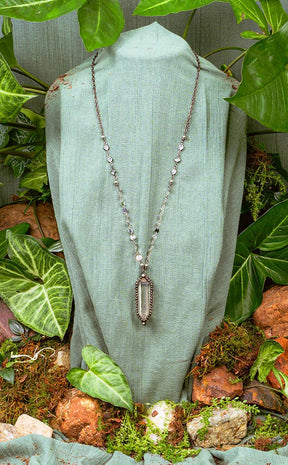 Clarity Clear Quartz Crystal Necklace