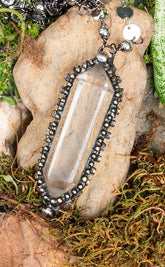 Clarity Clear Quartz Crystal Necklace