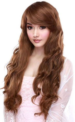 Classic Wavy Dark Brown Mix Wig-Rockstar Wigs-Tragic Beautiful