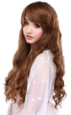 Classic Wavy Dark Brown Mix Wig-Rockstar Wigs-Tragic Beautiful