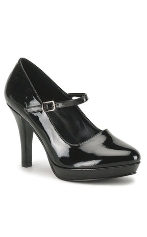 CONTESSA-50X Blk Pat Heels-Funtasma-Tragic Beautiful