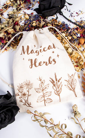 Cotton Herb Storage Bag-Homewares-Tragic Beautiful