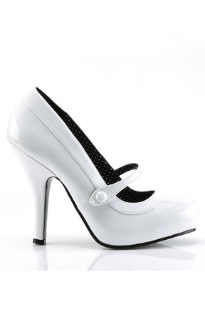 CUTIEPIE-02 White Patent Heels-Pin Up Couture-Tragic Beautiful