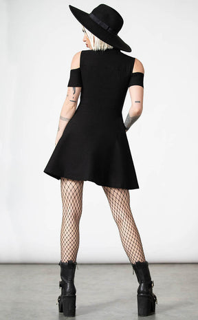 Cybermancy Zip Skater Dress-Killstar-Tragic Beautiful