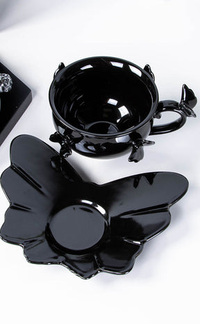 Darkspell Teacup & Saucer-Killstar-Tragic Beautiful