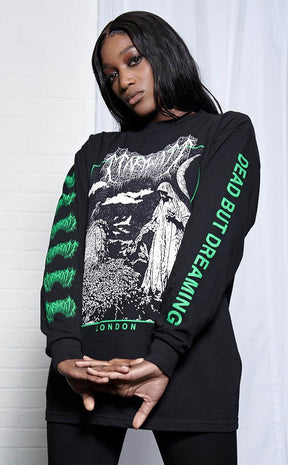 Dead But Dreaming Long Sleeve Tee-Mary Wyatt-Tragic Beautiful