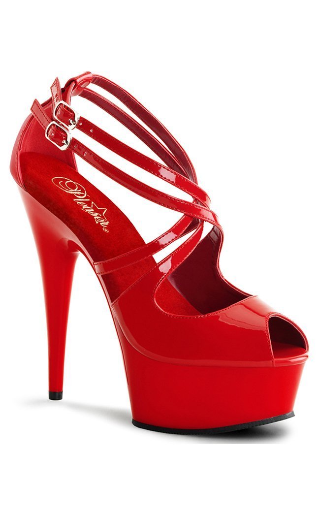 DELIGHT-612 Red Heels-Pleaser-Tragic Beautiful