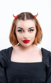 Devil in Disguise Horn Hair Clip Set