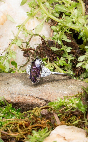 Diana Amethyst Sterling Silver Ring