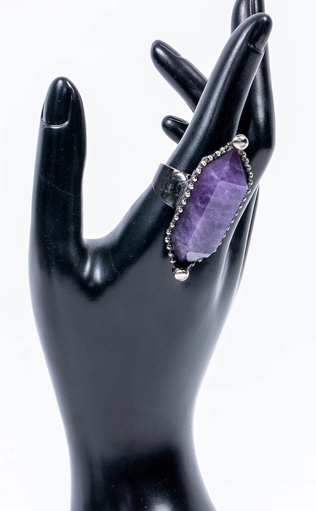 Divinity Amethyst Ring-Gaia Regalia-Tragic Beautiful