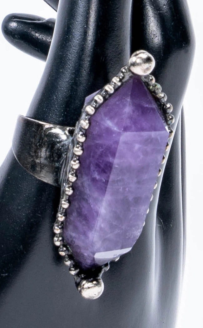 Divinity Amethyst Ring-Gaia Regalia-Tragic Beautiful