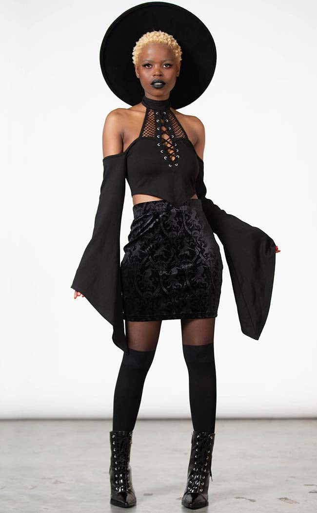 Doom Duchess Skirt | Black-Killstar-Tragic Beautiful