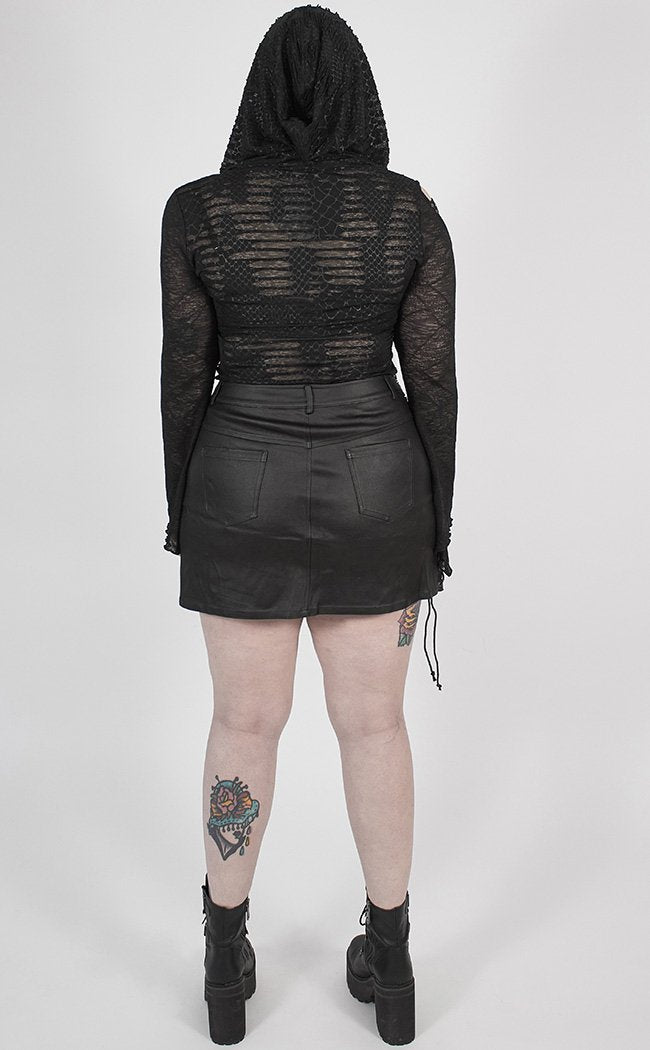 Drive Me Wild Mini Skirt | Plus Size-Punk Rave-Tragic Beautiful